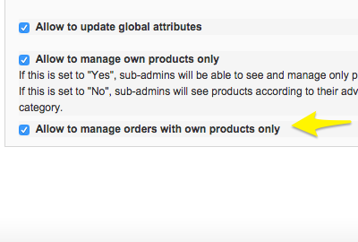 Allowing to manage Orders