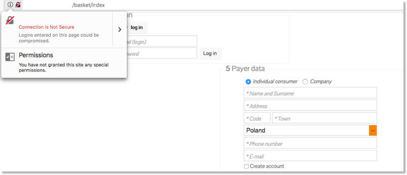 Besides lower Checkout conversion your SEO is also at risk with an unsecured Checkout process