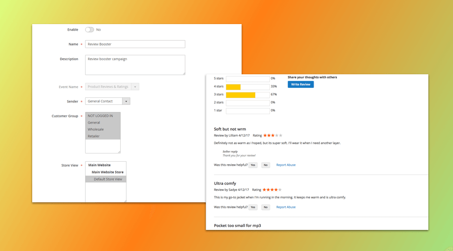 Magento 2 Product Reviews & Ratings Extension